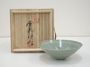 金福漢造　高麗青磁茶碗（共箱）